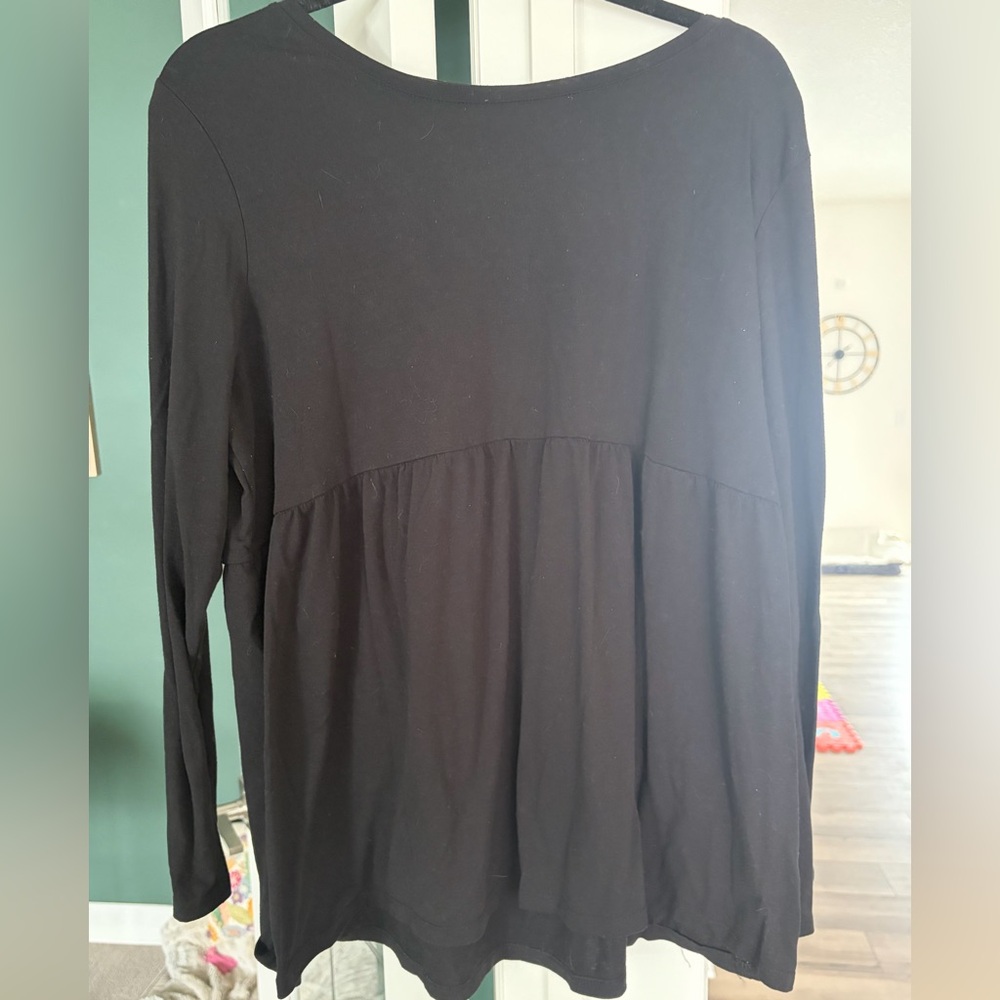 Sonoma large peplum maternity top